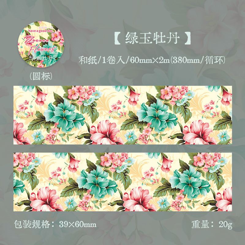 1 Roll Flowers Washi Tape YLSH
