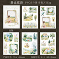 5 Sheets Garden Themed Transfer Stickers MNYHY
