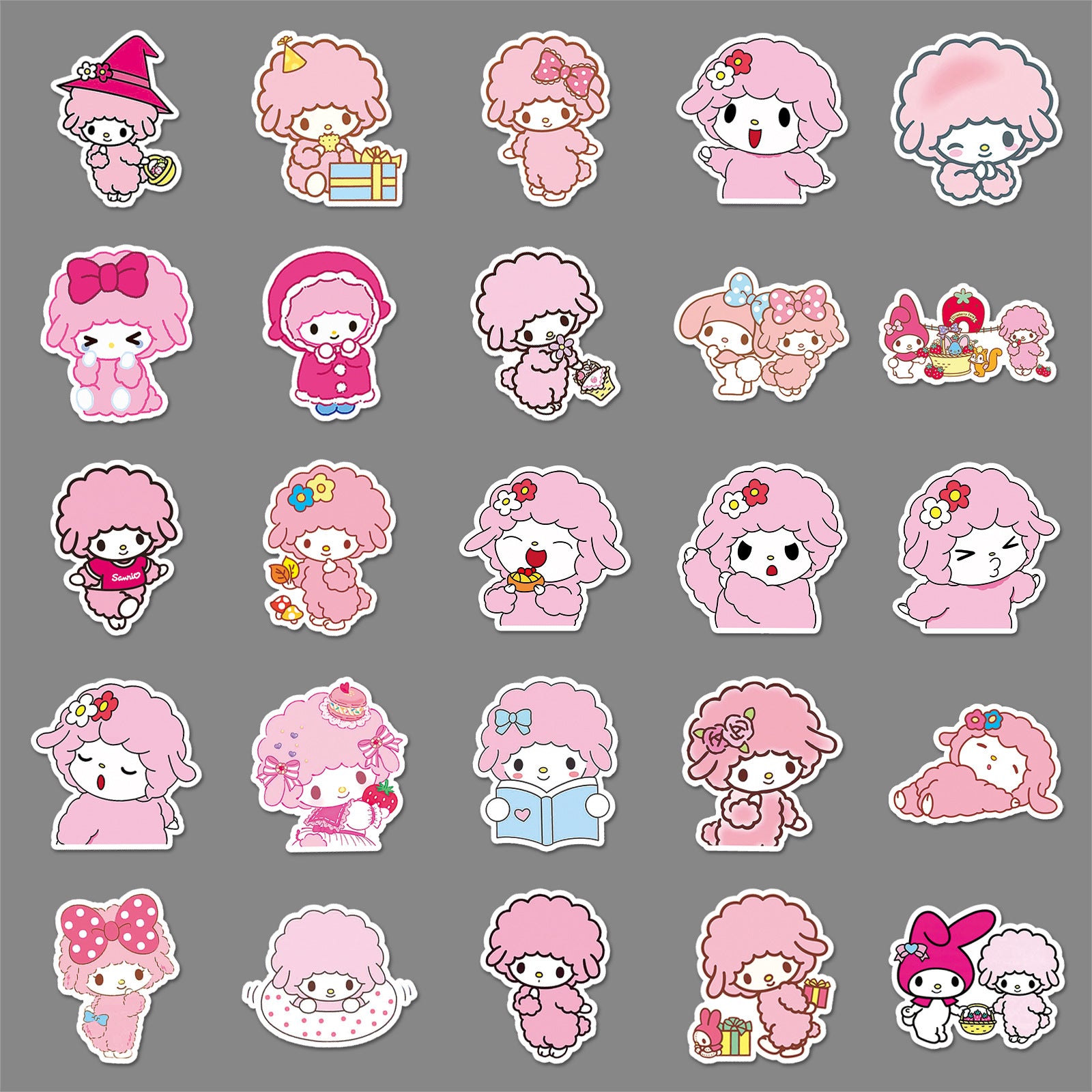 50Pcs Kawaii Waterproof Vinyl Stickers SRO141