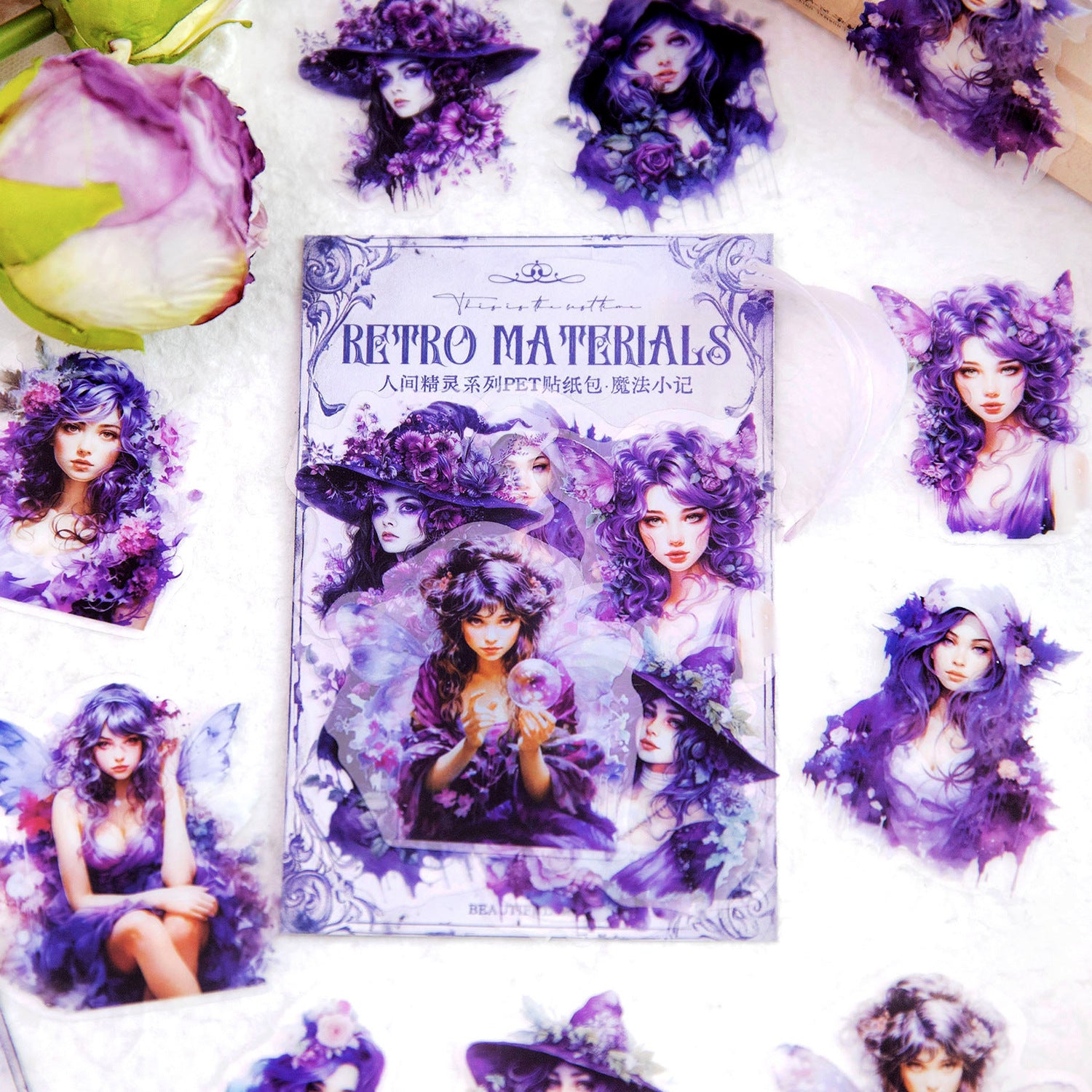 20 Pcs Fairy PET Stickers RJJL