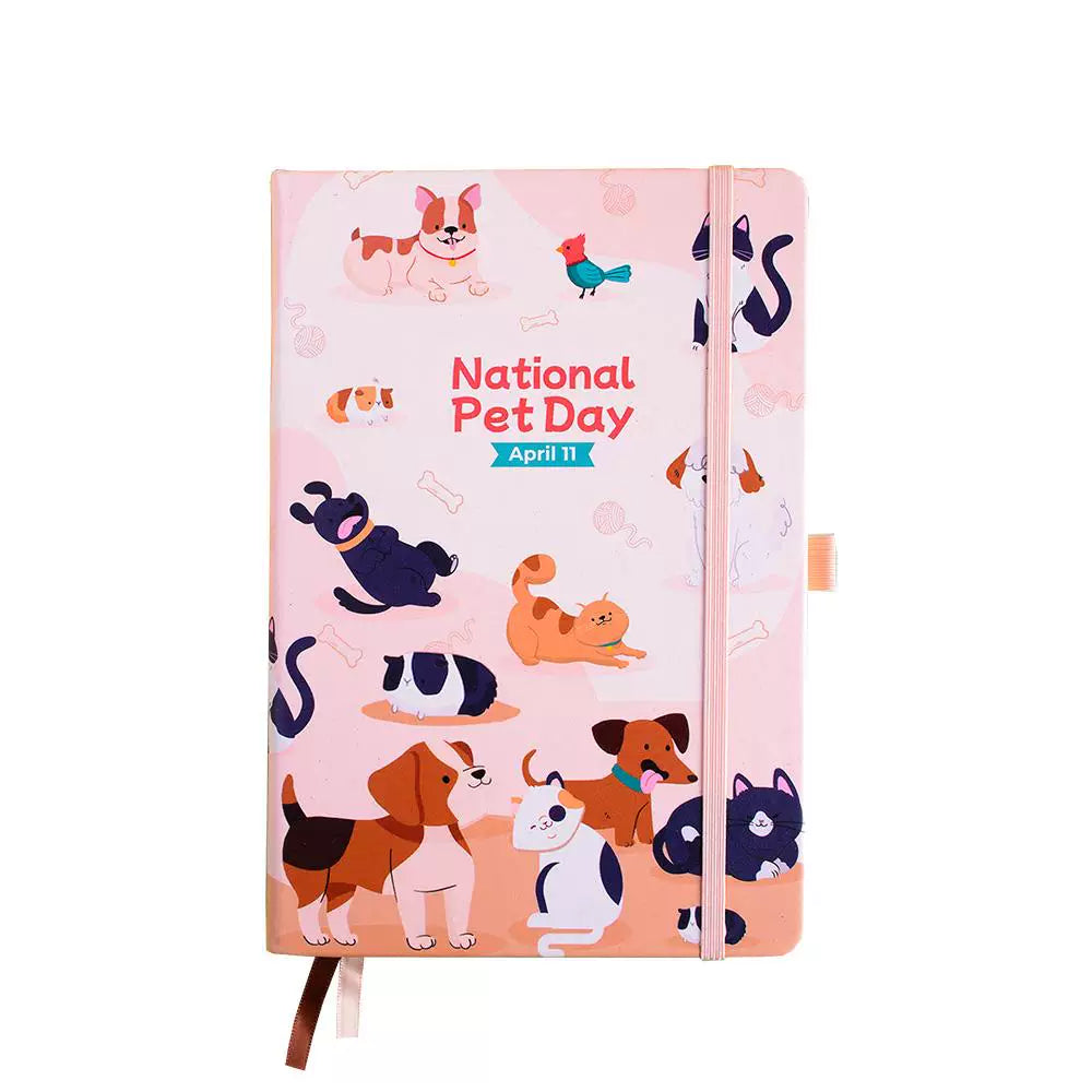 Art Series A5 Hardcover  Notebook - National Pet Day