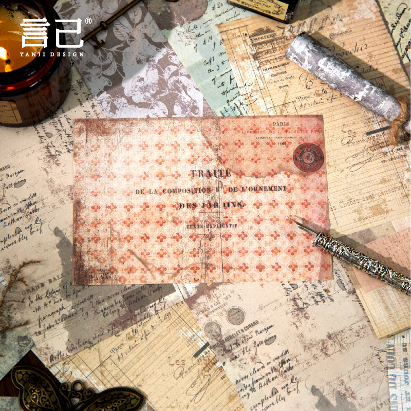 30 Sheets Vintage Junk Journal Paper MJGQ