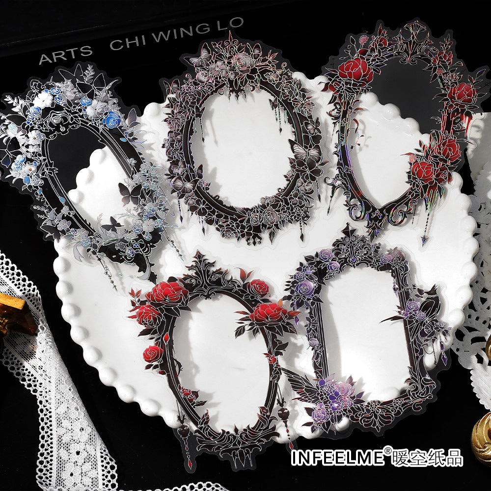 10 Pcs PET Frame Stickers MJMJ