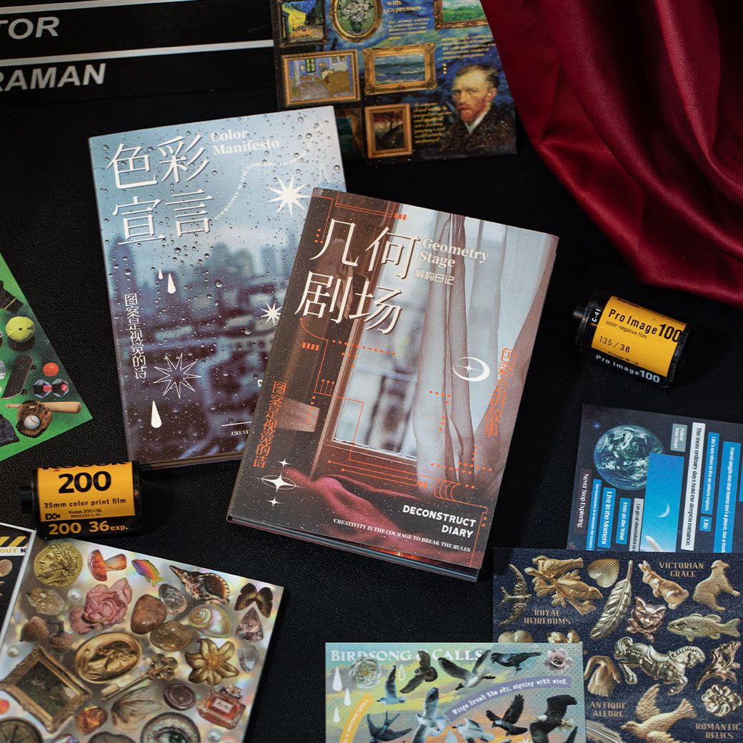 30 Sheets Galaxy Themed Stickers JGRJ