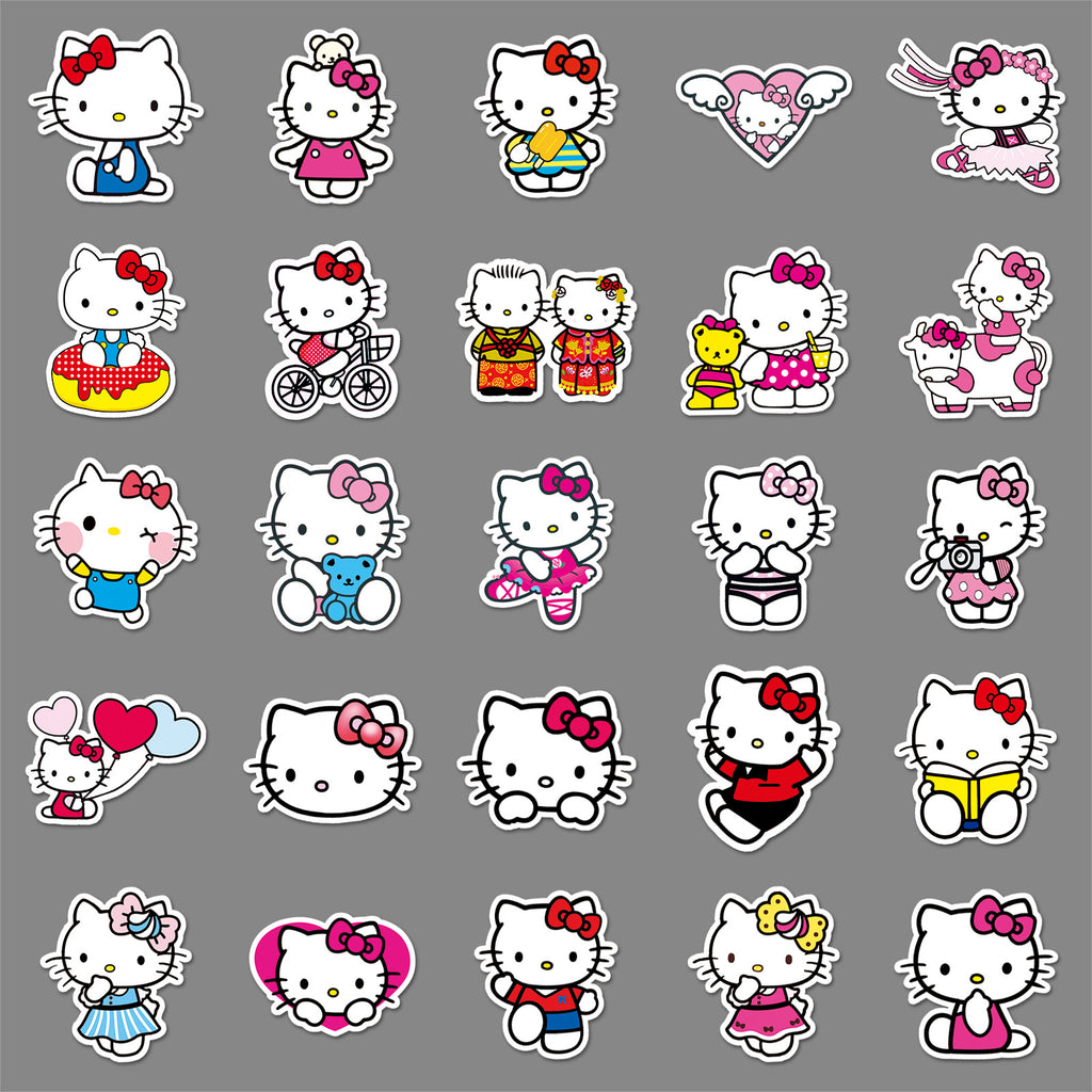 50Pcs Kawaii Waterproof Vinyl Stickers SRO106