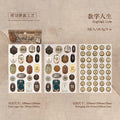 2 Sheets Vintage Junk Journal Stickers GTBWG