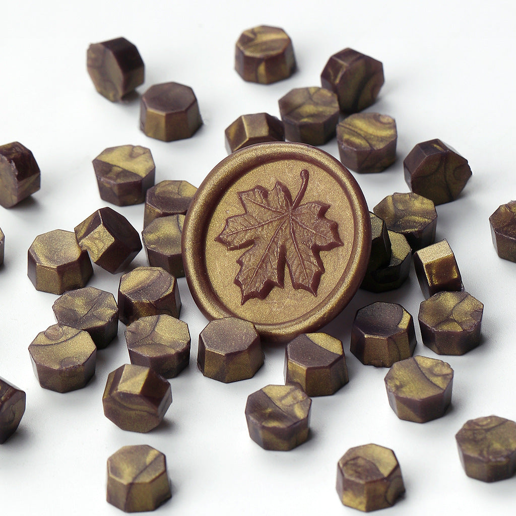 100 PCS Octagon Wax Seal Beads H157