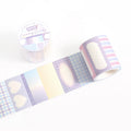 Pastel Korean Style Writeable Washi Memo Tape - Creamy