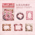 10 Pcs Floral Frame Paper LMCS