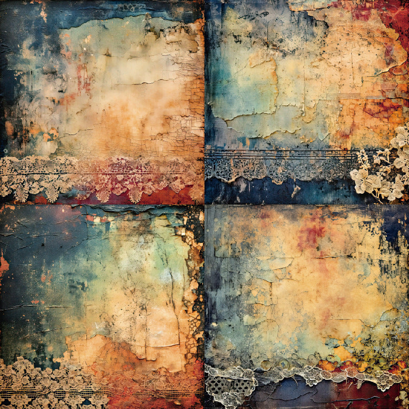 6 inch Vintage Scrapbook Paper Pad SKP342