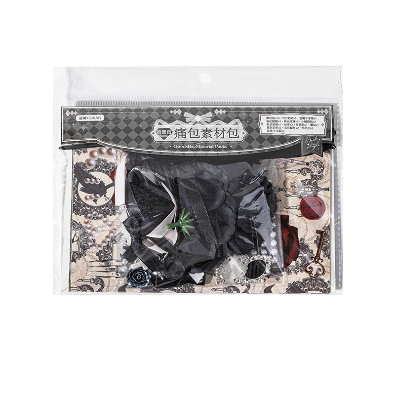 33 Pcs Dark Maigc Themed Ita Bag Supplies Kit AHFX