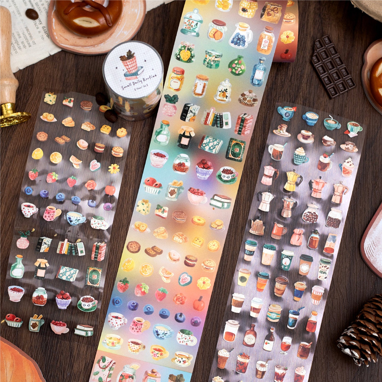 1 Roll Daily Lifestyle Planner Stickers Tape XXRC