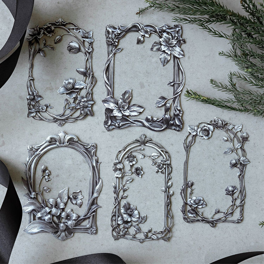 20 Pcs Sliver Frame Paper YSGY
