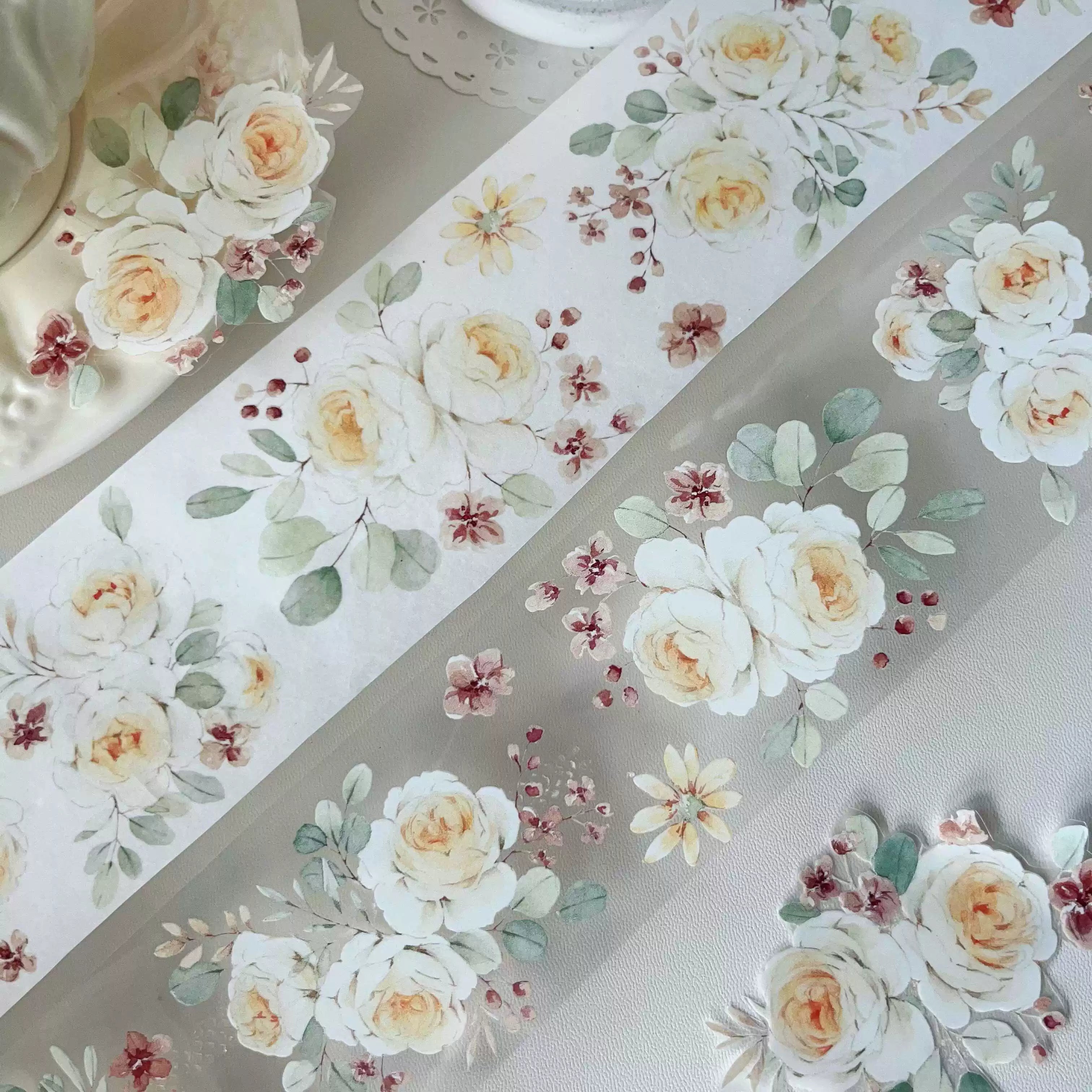 Floral Decorative Tape Rolls- Spring Unreturned
