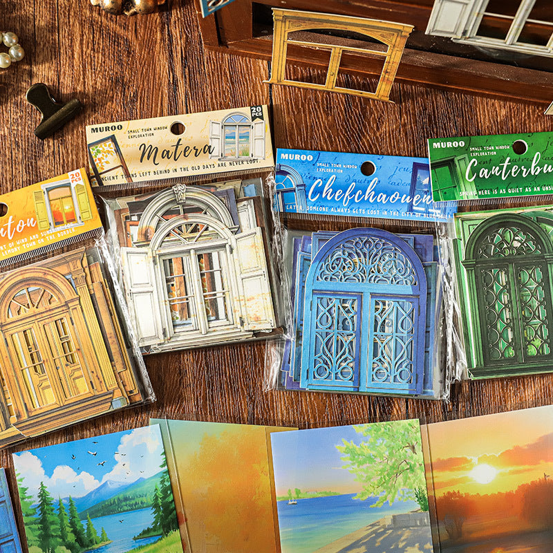 20 Pcs Window Door Stickers XZTC