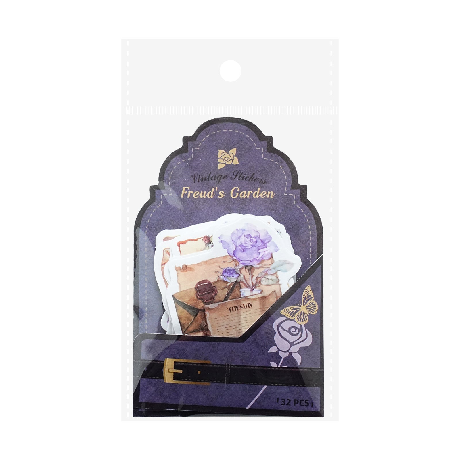 32 Pcs Floral Collage Stickers FLYDHY