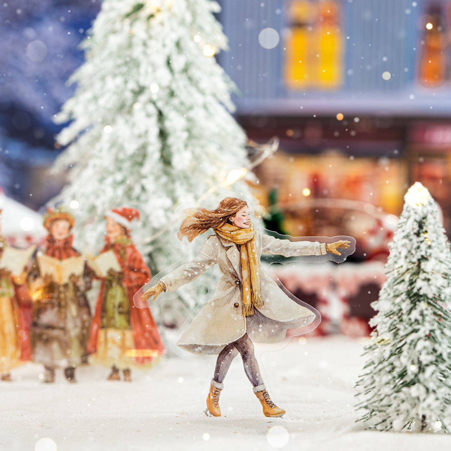 20 Pcs Christmas PET Stickers YQGSD