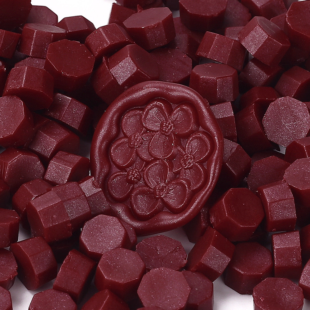 100 PCS Octagon Wax Seal Beads H41