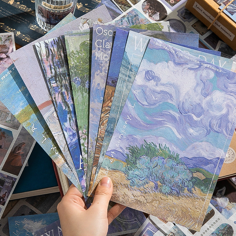 A5 Mixed Material Sticker Book - Painting