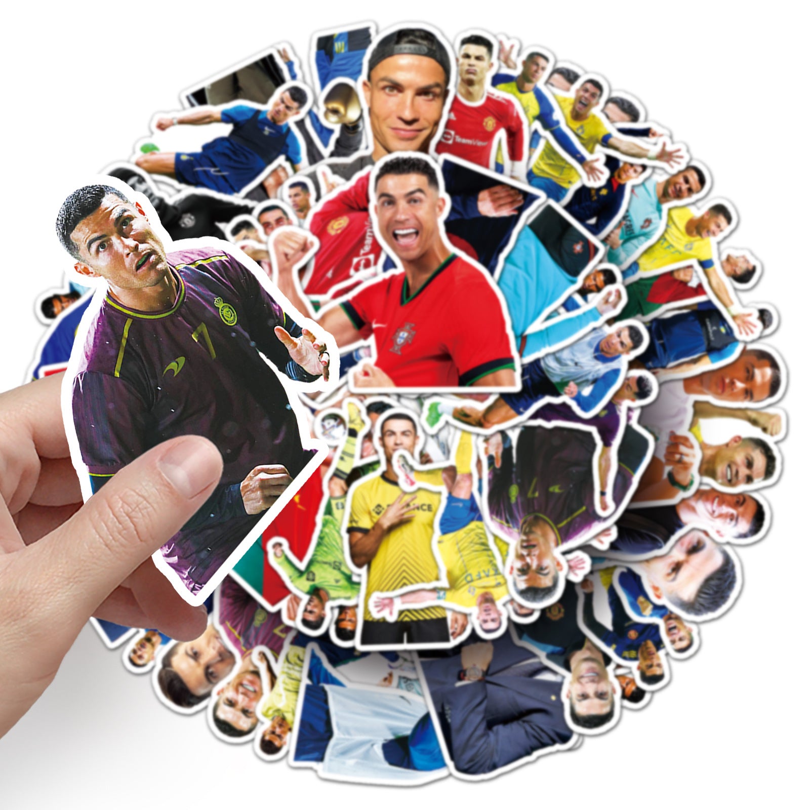 50Pcs Football Theme Waterproof Vinyl Stickers STY02