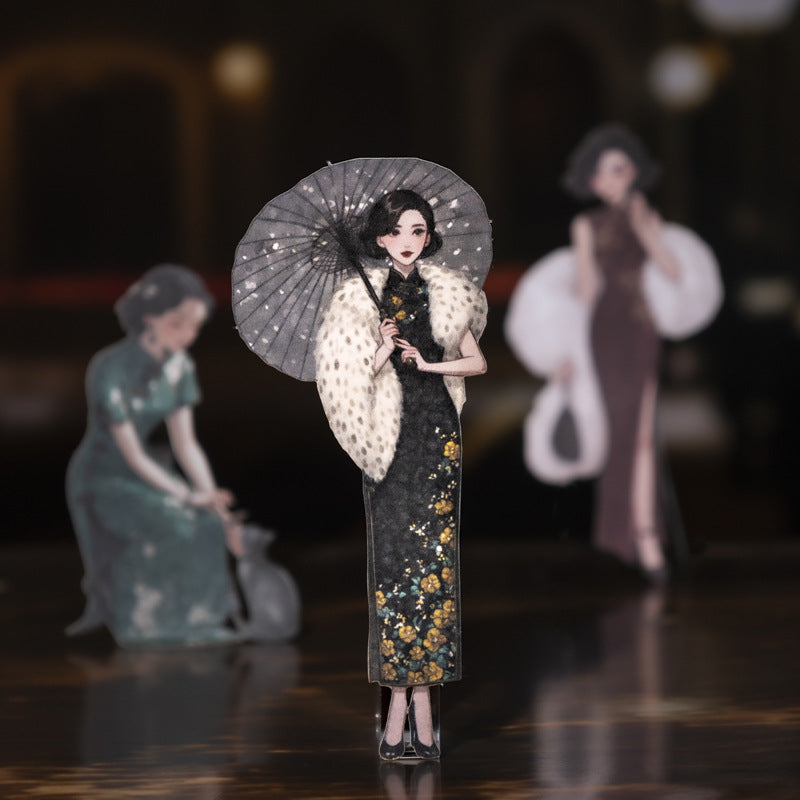 20 Pcs Classic Lady Stickers QJXL