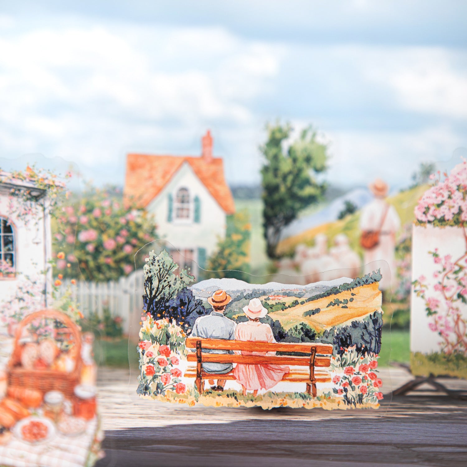 20 Pcs Travel PET Stickers JQSHFS