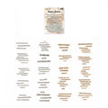 40 Pcs Vintage Typography Quotes PET Stickers - Whisper