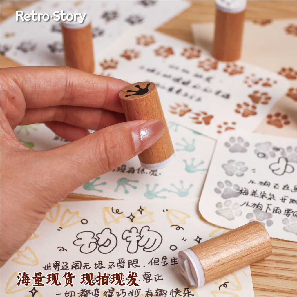 Animal Claw Wooden Stamp ZZXL
