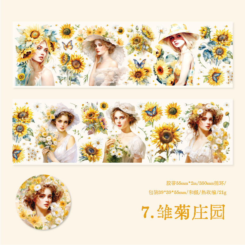 1 Roll Flower Princess PET Tape HZSY