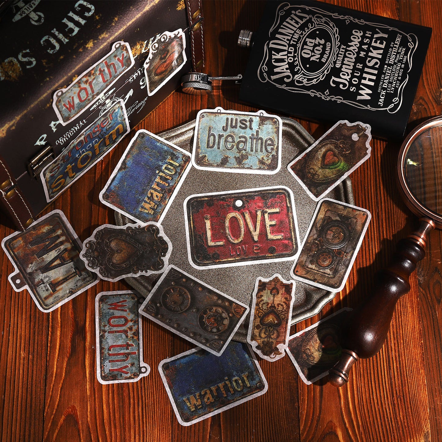 30 Pcs Vintage Lable Stickers ZQLHZ