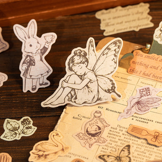 30 Pcs Vintage Journal Stickers BJLN