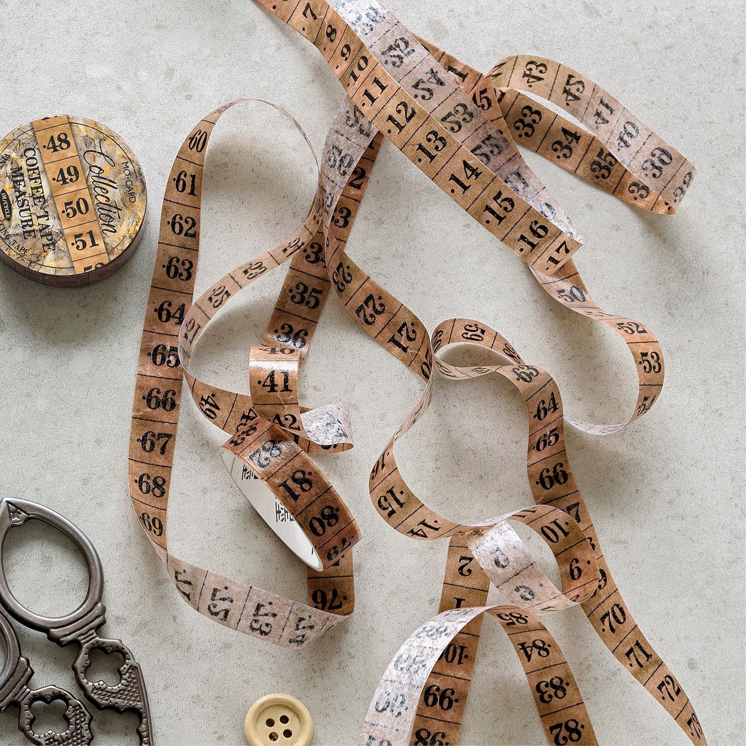 1 Roll Ruler Washi Tape JCSC