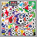 50Pcs Football Theme Waterproof Vinyl Stickers STY10
