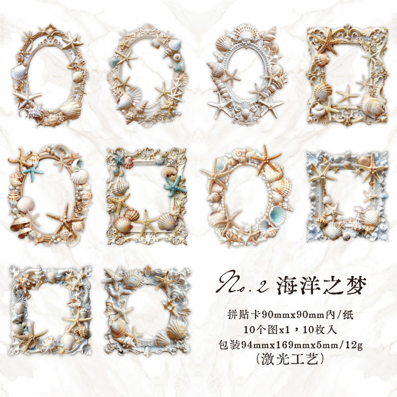 10 Pcs Photo Frame Cardstock Paper CBSG