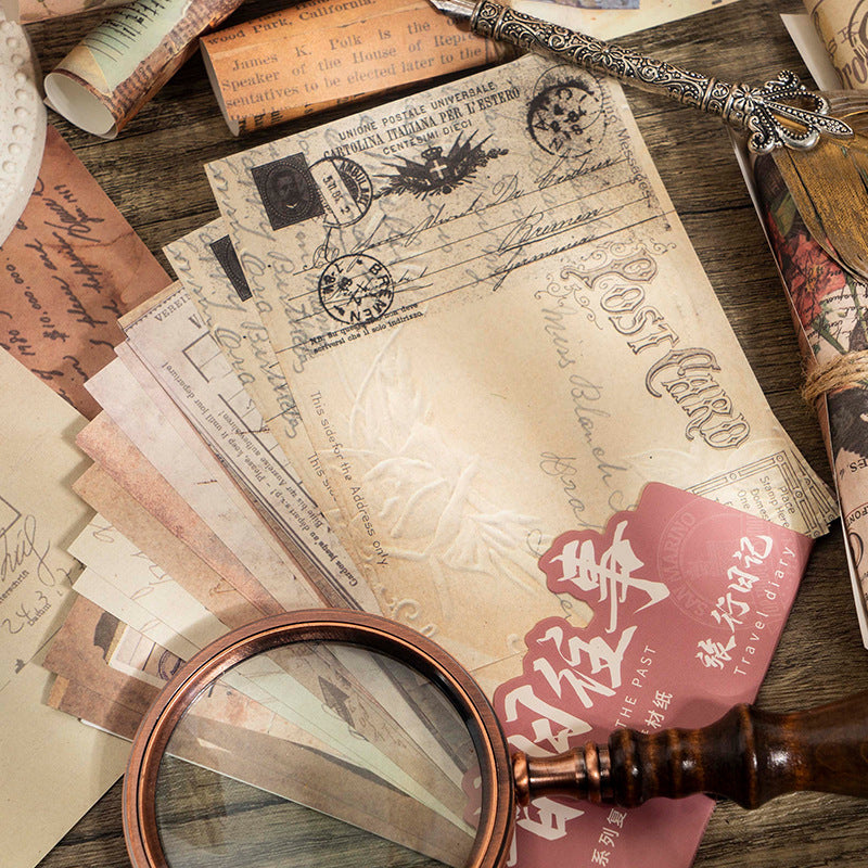 30 Pcs Vintage Junk Journal Paper XRWS