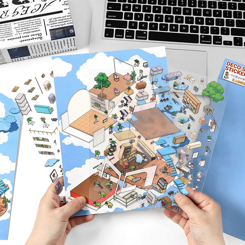 3D Shop Sence Stickers Kit JRYY10