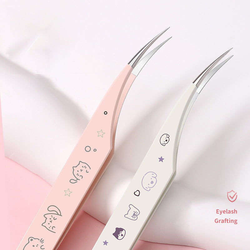 Precision Craft Tweezers with Leather Pouch