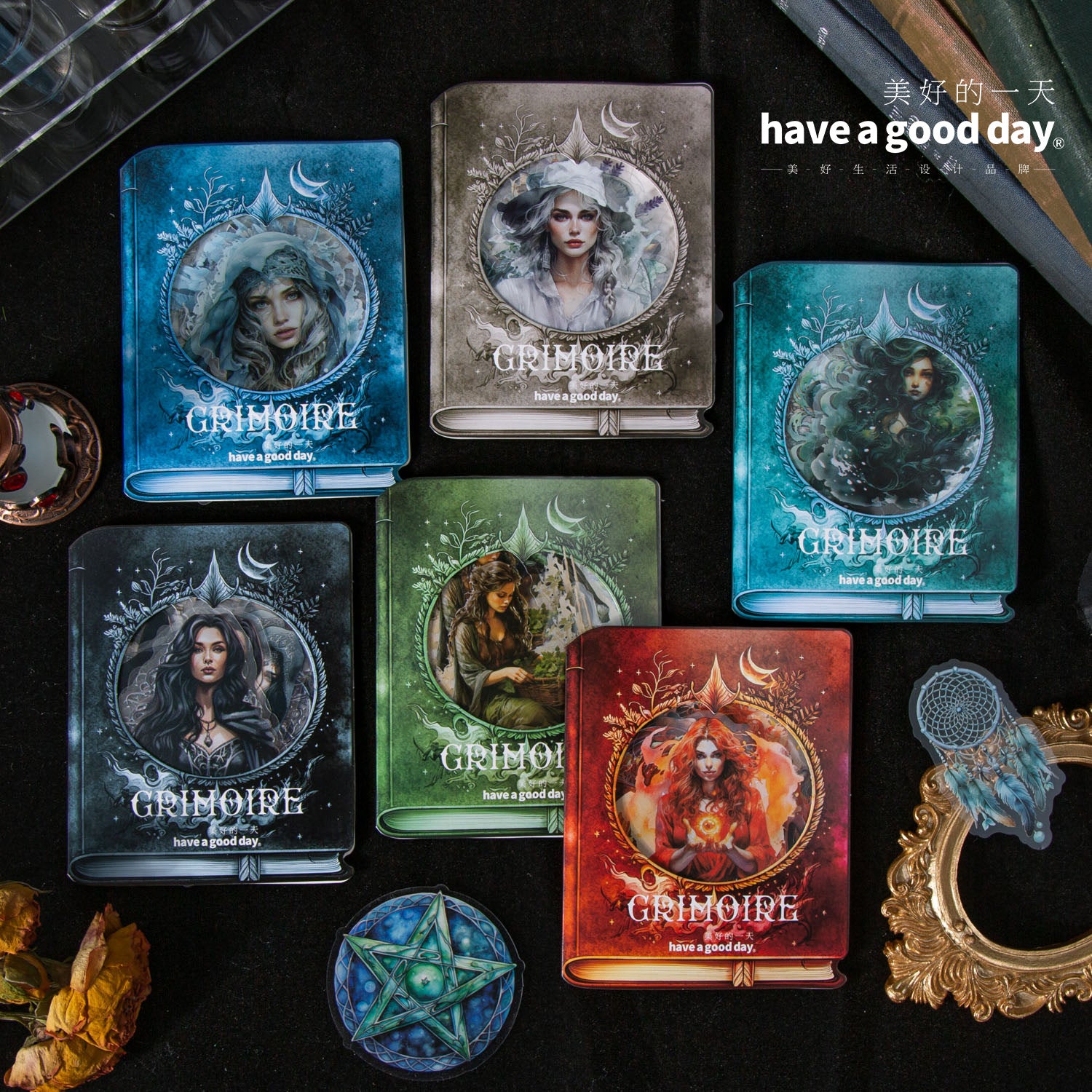 40 Pcs Magic Theme PET Stickers SSMFS