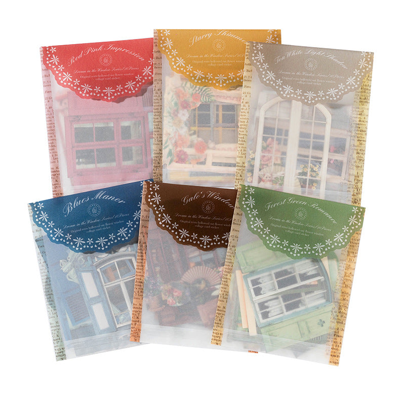 10 Pcs Windows of Time Sticker Pack CZMJB