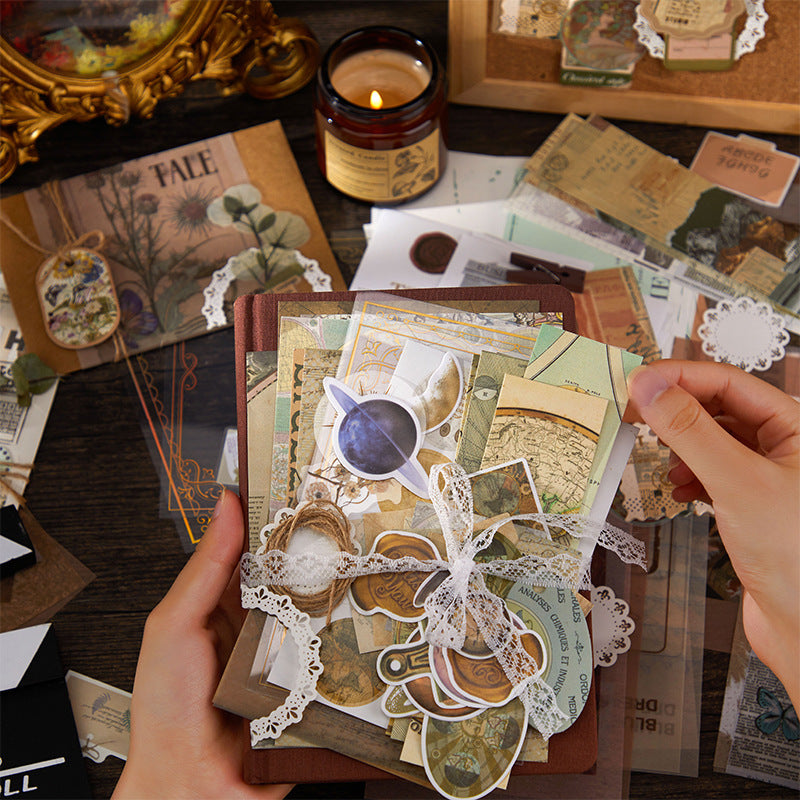 251pcs/Pack Junk Journal Supplies Kit for Starter
