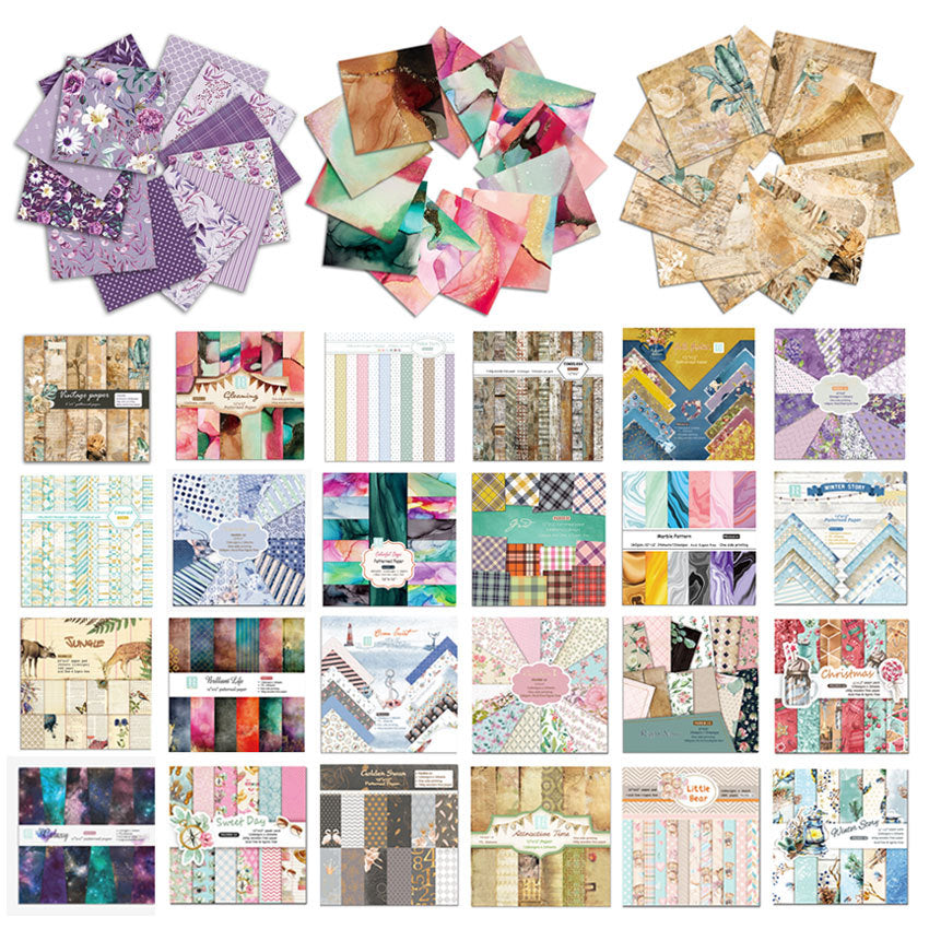 12 Inch Scrapbook Paper Pad for Craft PA901