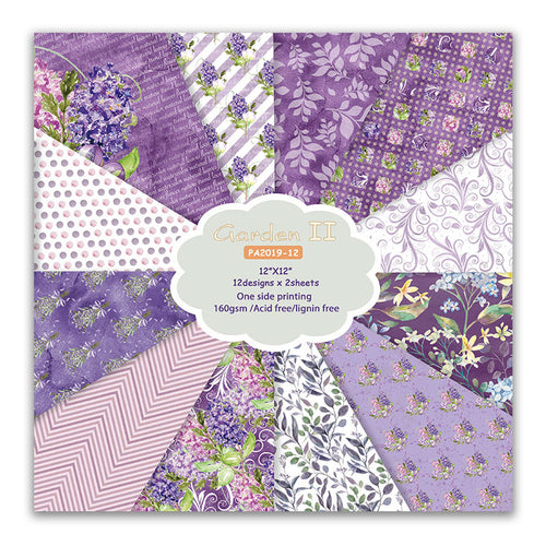 12 inch Scrapbook Paper Pad JYY019