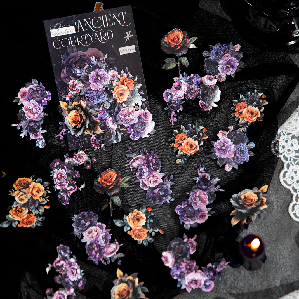20 Pcs Vintage Gothic Stickers GJTY