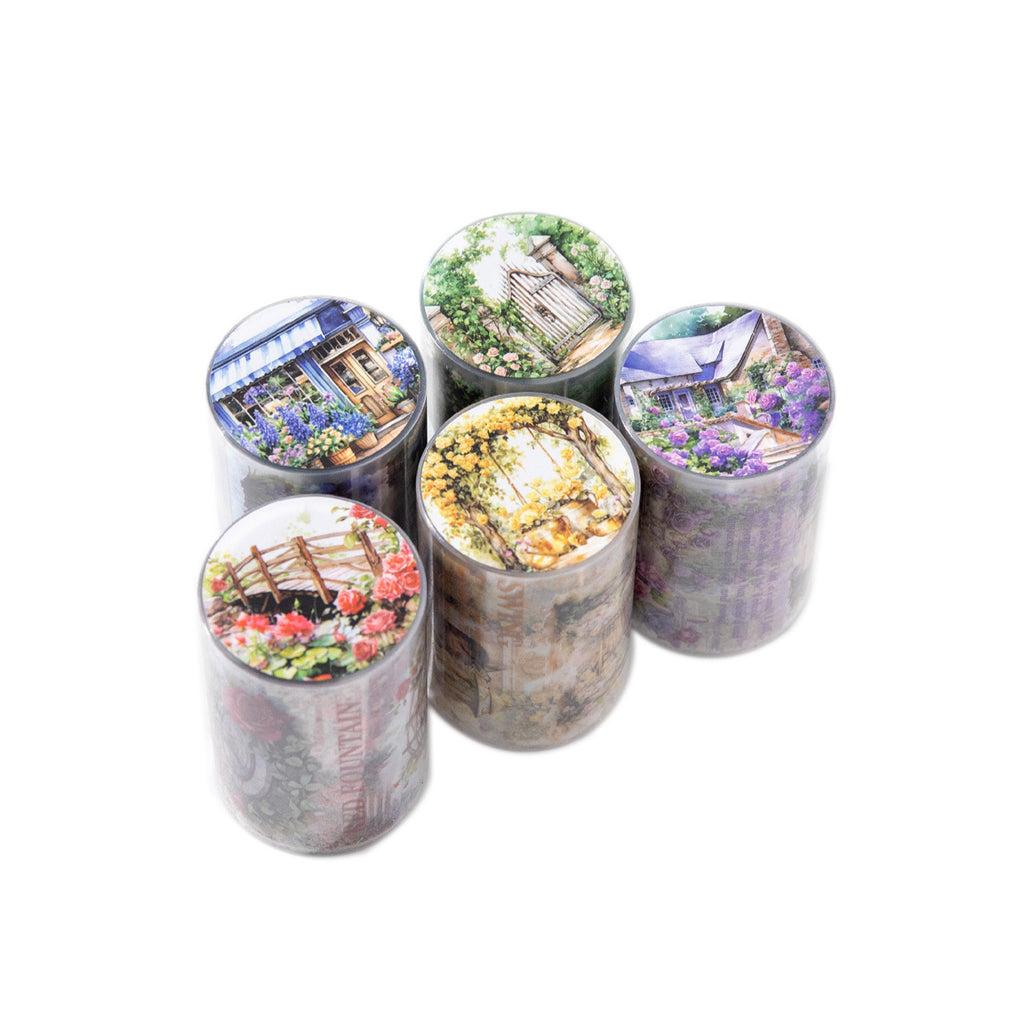 1 Roll Garden Themed PET Tape WRQMG