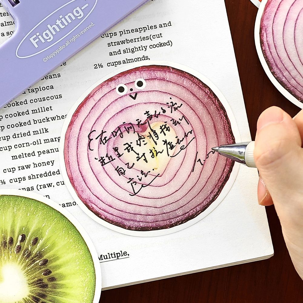 30 Pcs Fruit Theme Sticky Note XXGS