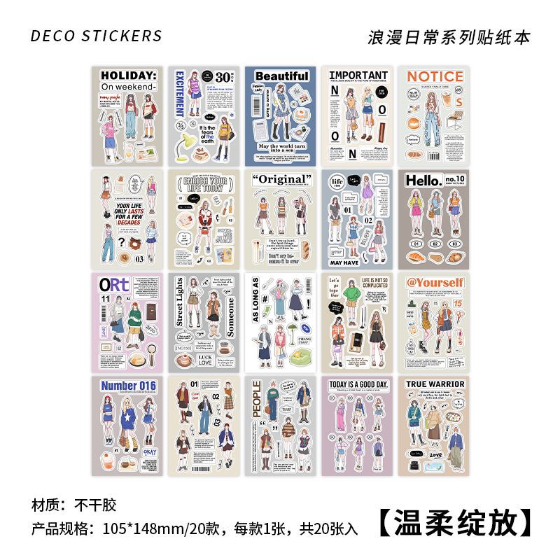 Lonri Girl Stickers Book