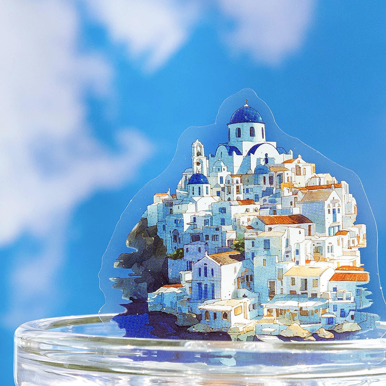 30 Pcs House Castle PET Stickers SLXWZRCS