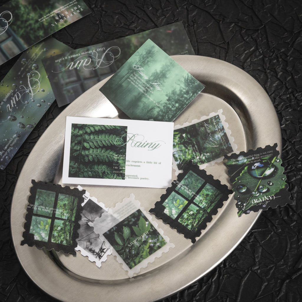30 Pcs Landscape Stickers and Paper Supplies Kit TYSY