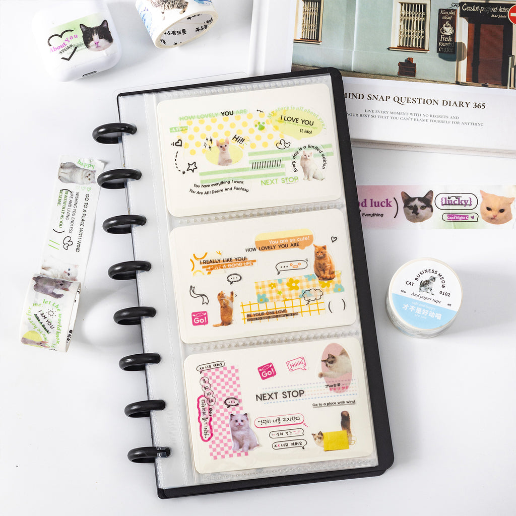 1 Roll Cat Theme Washi Tape YYMX