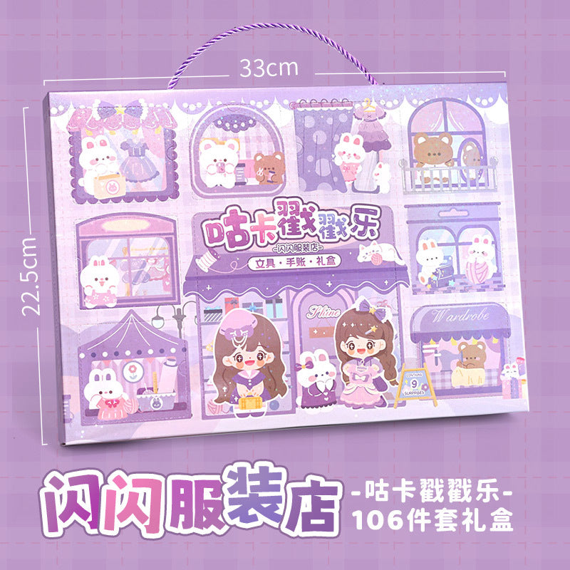 106Pcs Cartoon Bujo Supplies Gift Set CCLX